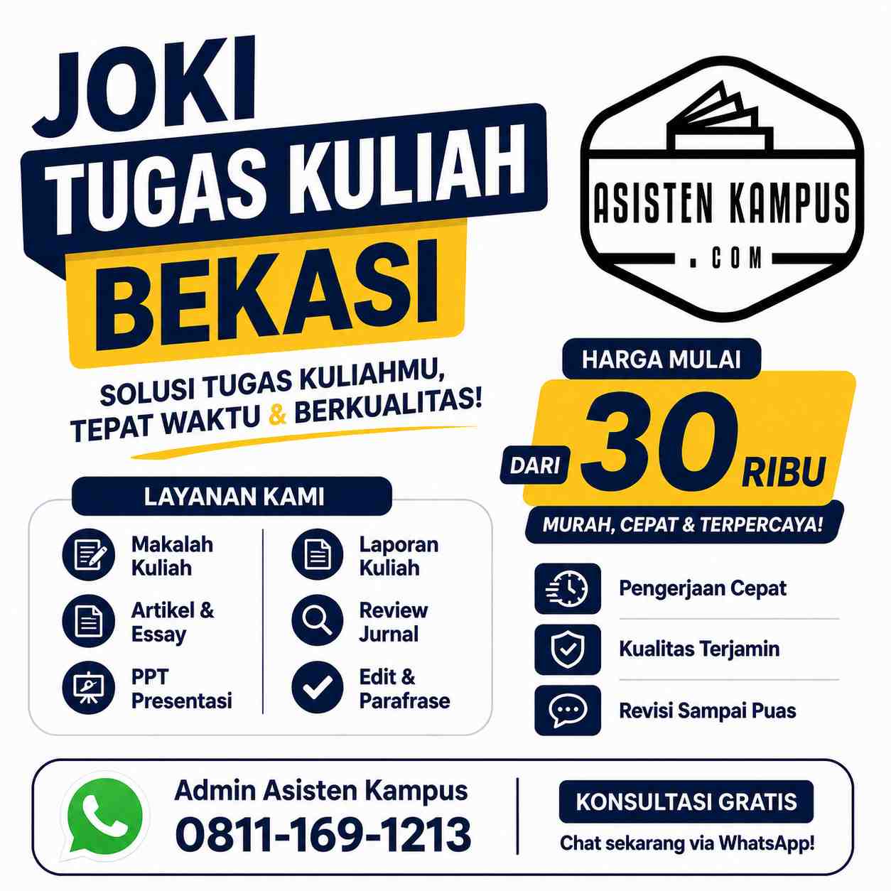 Joki Tugas Kuliah Bekasi