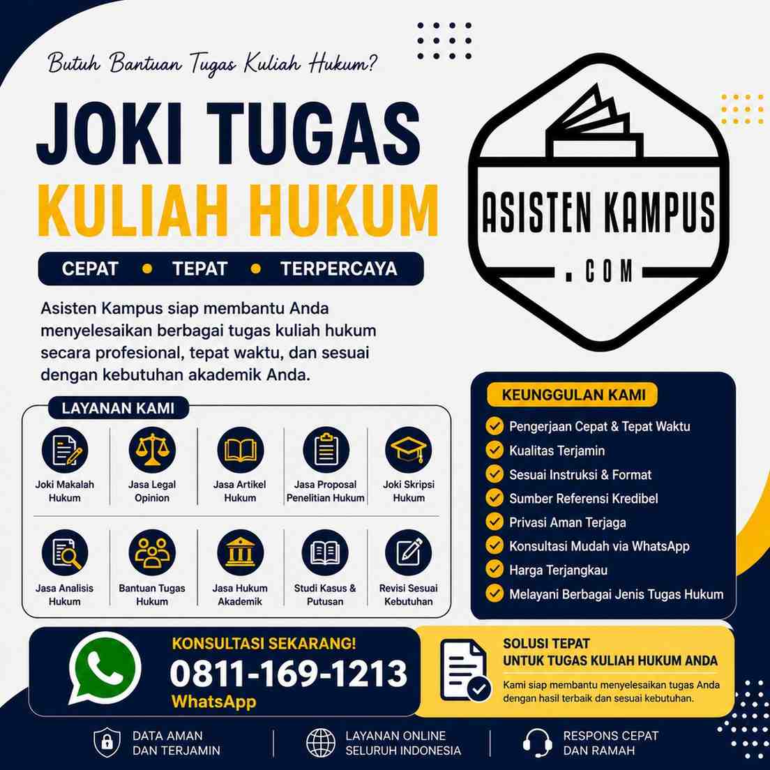 Joki Tugas Kuliah Hukum