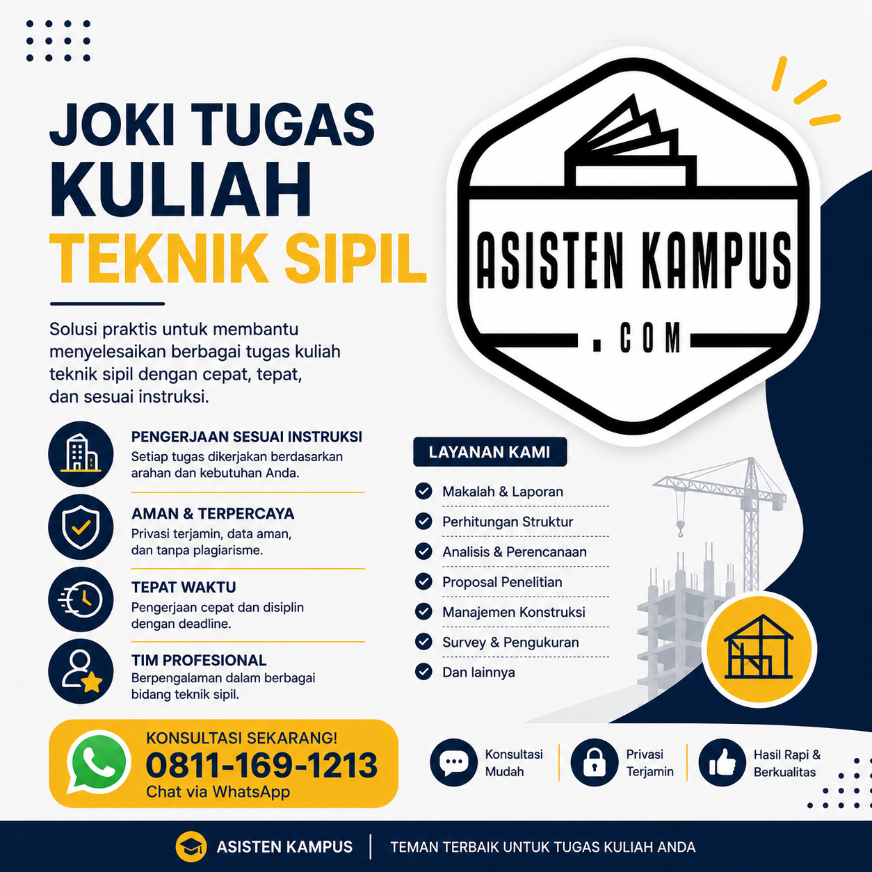 Joki Tugas Kuliah Teknik Sipil